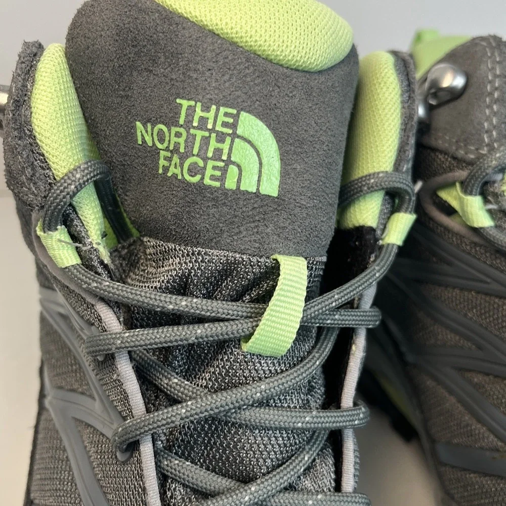 The North‎ Face Waterproof Storm II Hiking Women's Boots Shoes Size 9 Gray/Green